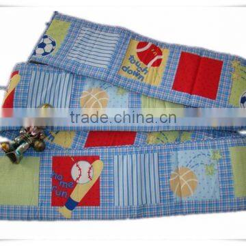 Baseball Boys 6pcs Bedding Set Baby From Professional Manufacturer photo-3