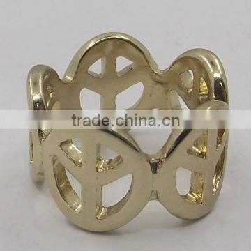 metal ring personalized ring hollow metal ring fashion jewelry