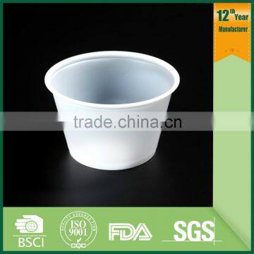 Plastic Sauce Cup With PET Cover / 4oz PS Disposable Transparent Cup photo-2