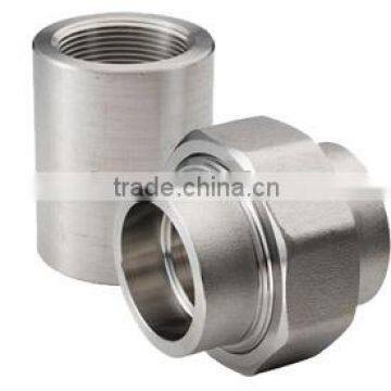 Hot Sale Casting Stainless Steel Screwed Pipe Fittings Screwed Union&Coupling