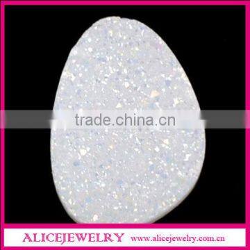 Opal White Fancy Natural Drusy Stone For Jewelry