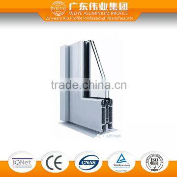 China Top Ten Factory Manufacture heat insulation spring door100 series heat insulation Aluminum alloy doors with floor closer