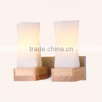 hanging wood glass lighting