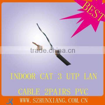 Lan Cable cat 3 utp indoor 2 pairs