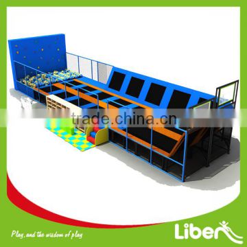 Matching Excited Basketball Hoop Rectangle Kids Trampoline Bed