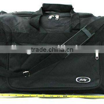 21" 40LB. CAP. BLACK DUFFLE BAG/ GYM BAG / LUGGAGE/ CARRY ON /SUITCASE