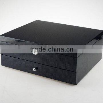 Luxury MDF Black Glossy Varnish Handmade Sunglasses Wooden Box Packing 8 Pieces photo-3