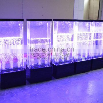 indoor decoration customized acrylic glass water wall for sale