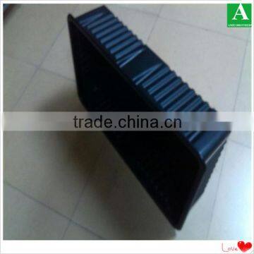 Black Thick Vacuum Forming Plastic ps Tray Without Flocking