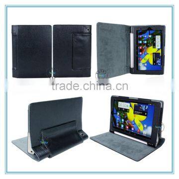 Hot Sale Stand PU Leather Flip Cover Case For Lenovo Yoga Tablet 8 B6000 Case Black