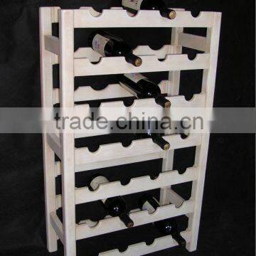 Classic decorative wood wine shelf for living room