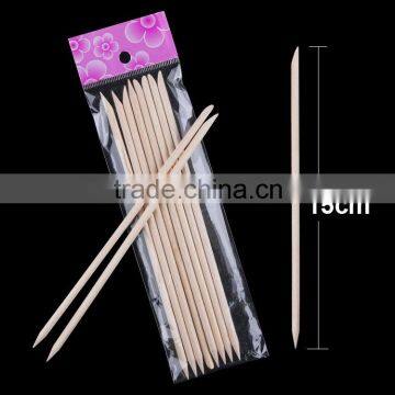 Nail art 10 pcs per bag 15CM Orange wood stick