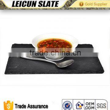 Black Good Quality Food Slate Plate for Resturante photo-3