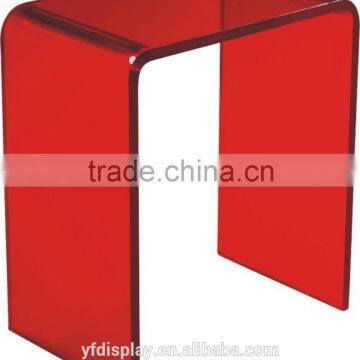 Red Acrylic Coffee Table