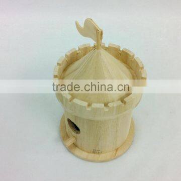 pagoda tower shaped wooden birdhouse tower house wholesale paulownia