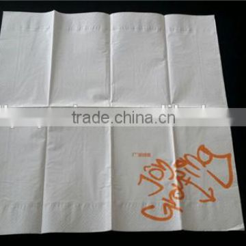 White dinner napkins 40x40cm 3ply 1/8fold