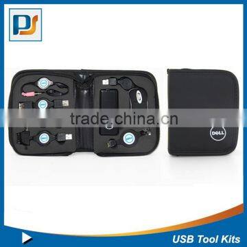 USB LAPTOP / PC Accessory Travel Kit in Zip Case, Accessory IT Travel Kit, Laptop Accessory Compact Gift Set photo-3