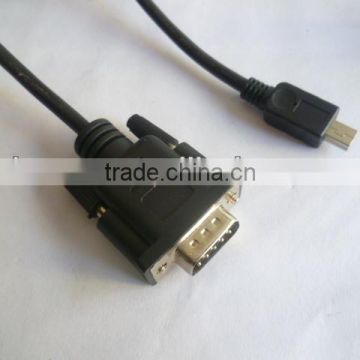 durable DB9M to mini5p cable