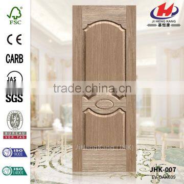 JHK 007 Sale Good Quality Dark Color Straight Texture EV OAK MDF Door Skin Factory