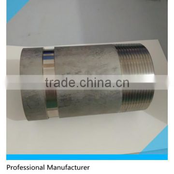 2" Welding Grooved Pipe Nipple One Side Thread 100mm Long