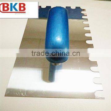 Notched Stainless Steel Plastering Trowel With Wooden Handle photo-4