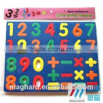 recyclable magnetic EVA foam numbers for better Learning tools, educational toys