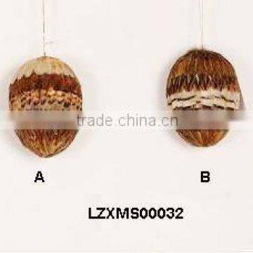 Christmas pheasant feather balls LZXMS00032