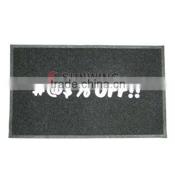 Special sign wth custom printed door mat