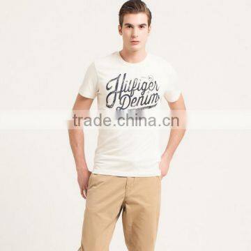 men 100% cotton casual t-shirt home clothing