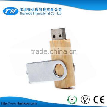 Wooden Swivel Design Usb Drives,64gb 128gb Wood Case Pendrives Usb 2.0 photo-4