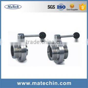 OEM Precision Pneumatic Normally Closed Stainless Steel Butterfly Valve Gearbox photo-3