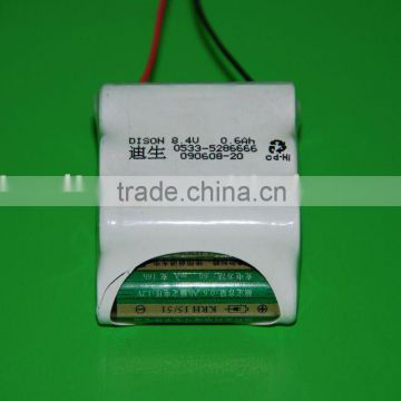 7.2V Ni-Cd rechargeable battery pack