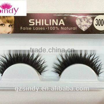 Wholesale colorful natural looking silk false eyelash extension fashion style false eyelashes ZX:FE863