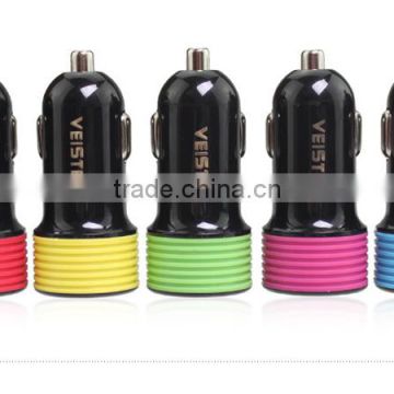 Portable Dual Usb Car Charger Usb from Manufacturer