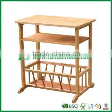 100% totally bamboo living room storage rack