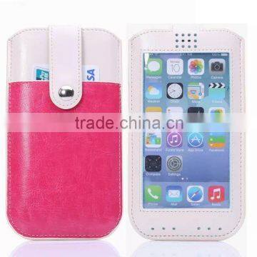 UNUSUAL SMART PU material phone pouch bag for i phone 6