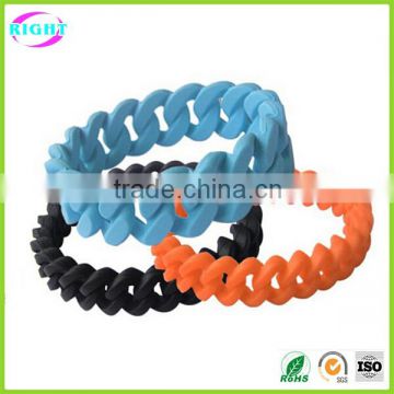 beautiful fashion silicone bracelet men 2015