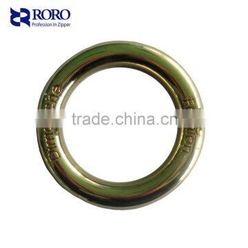 RORO14111904 Gold Metal O Ring for Bag