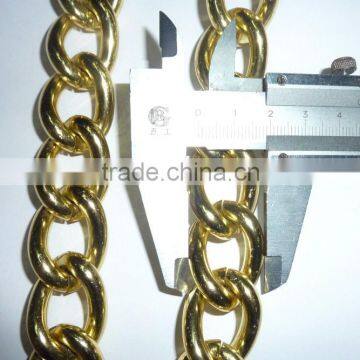 yiwu zuohua colorful aluminum jewelry link chain