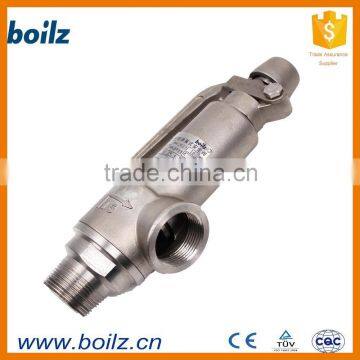 Direct type safety relief valve for lpg with least leaking structure