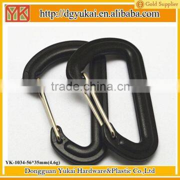 Yukai Plastic carabineer keychain hooks D carabineers