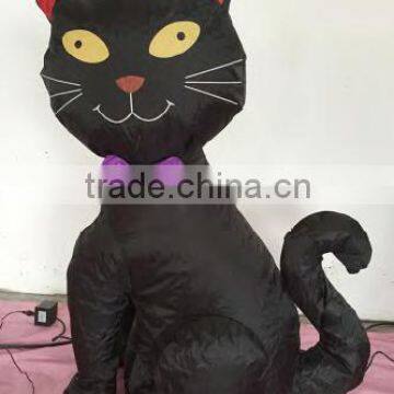 New Design Inflatable Pumpkin With Cat For Halloween /Outerdoor Decoration