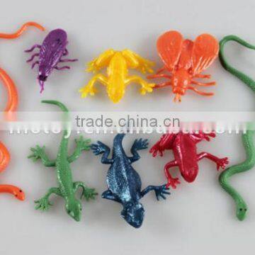 elastic eight animal Mix selling Lizard Frog and snake serpiente pegajosos