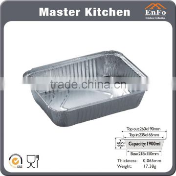 1900ml Aluminum Foil Trays /Aluminium Foil Container/BBQ food tray