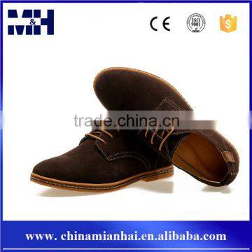 Casual Style Popular Trend Leather Office Men Rubber Shoe
