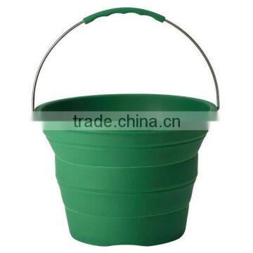 eco-friendly foldable silicone rubber buckets