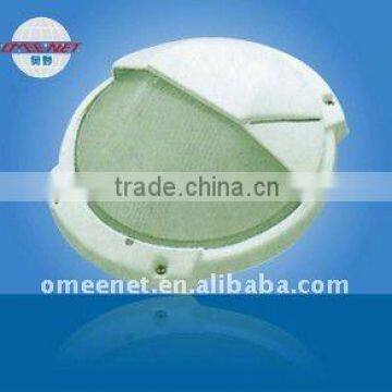 Circular White Ground Glass Dampproof Wall Lamp Outdoor