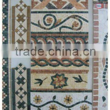 kinds of marble mosaic border tiles