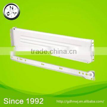 With ISO certificate paint iron white painted 86mm metal box drawer slide