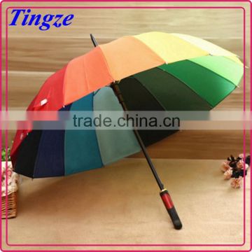 Top Quality Automatic Rainbow color Umbrella Colorful Umbrella rainbow Colored rainbow Umbrella